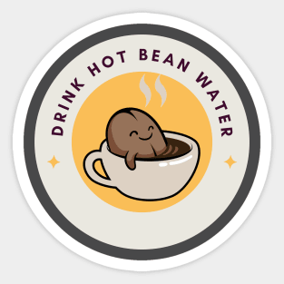 Drink Hot Bean Water Sticker